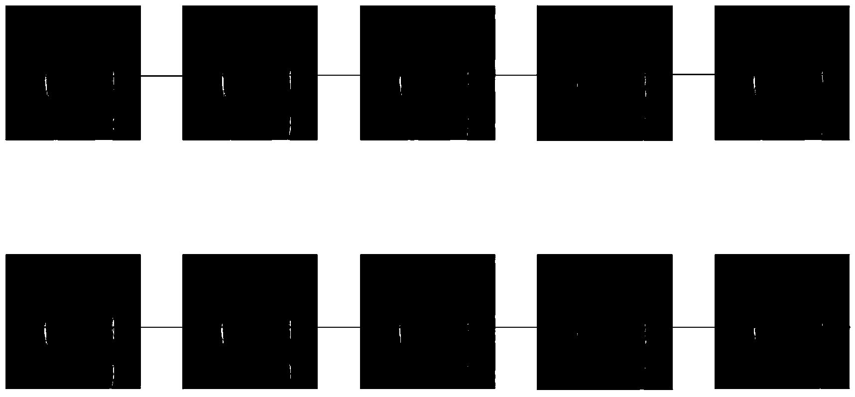 4D-MRI super-resolution reconstruction method based on double-dictionary learning