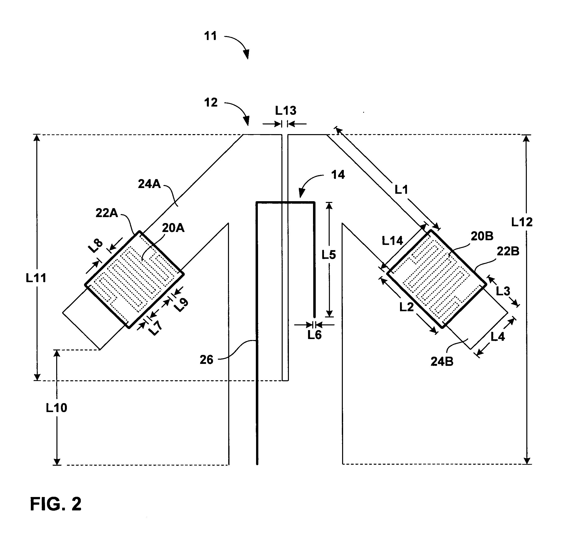 Multi-band antenna structure