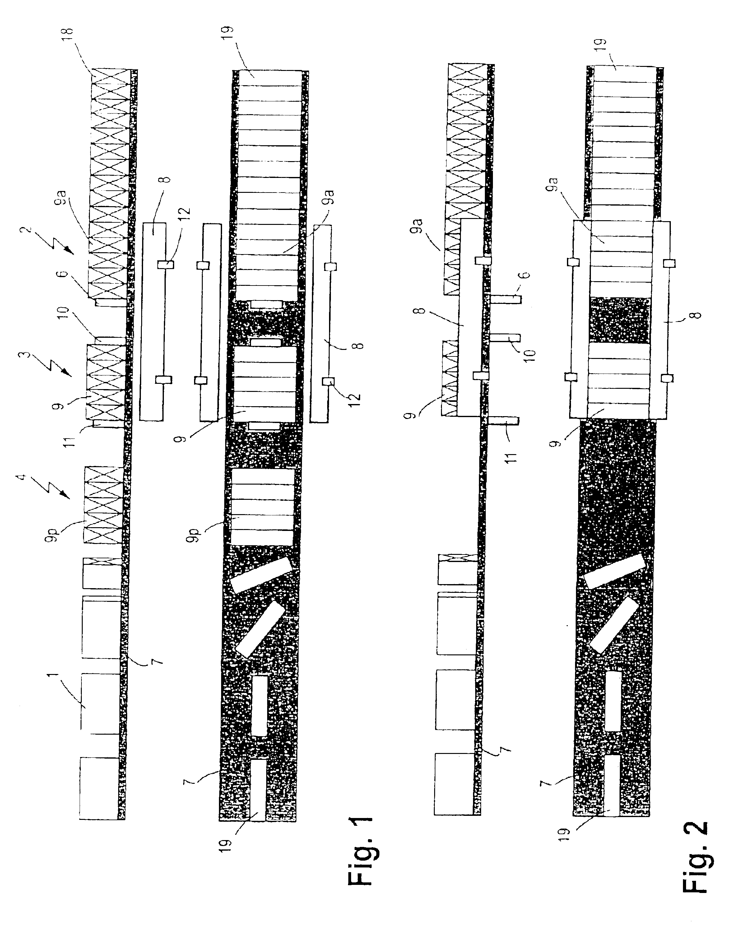 Device and method for marking cigarette packets