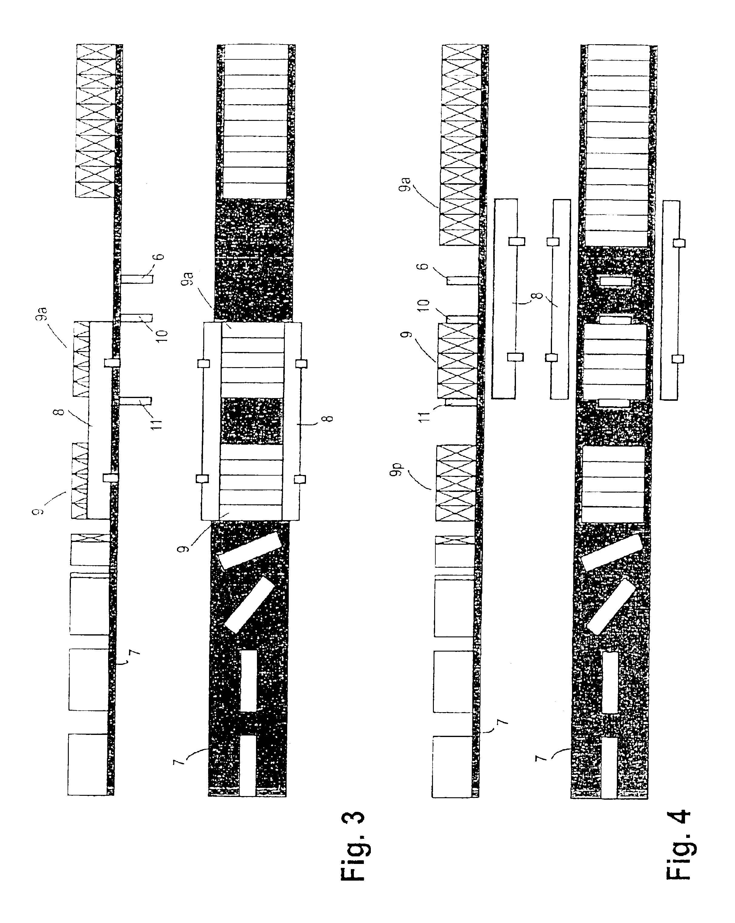 Device and method for marking cigarette packets