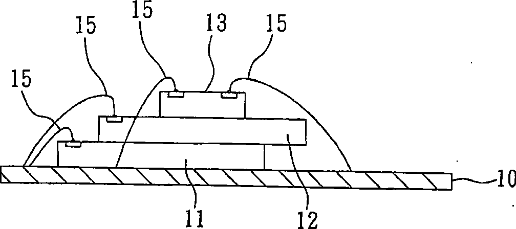 Multi-chip stacking structure and preparation thereof