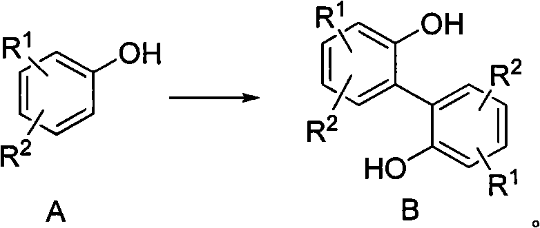 Preparation method of 2, 2'-biphenyl diphenol and derivatives thereof