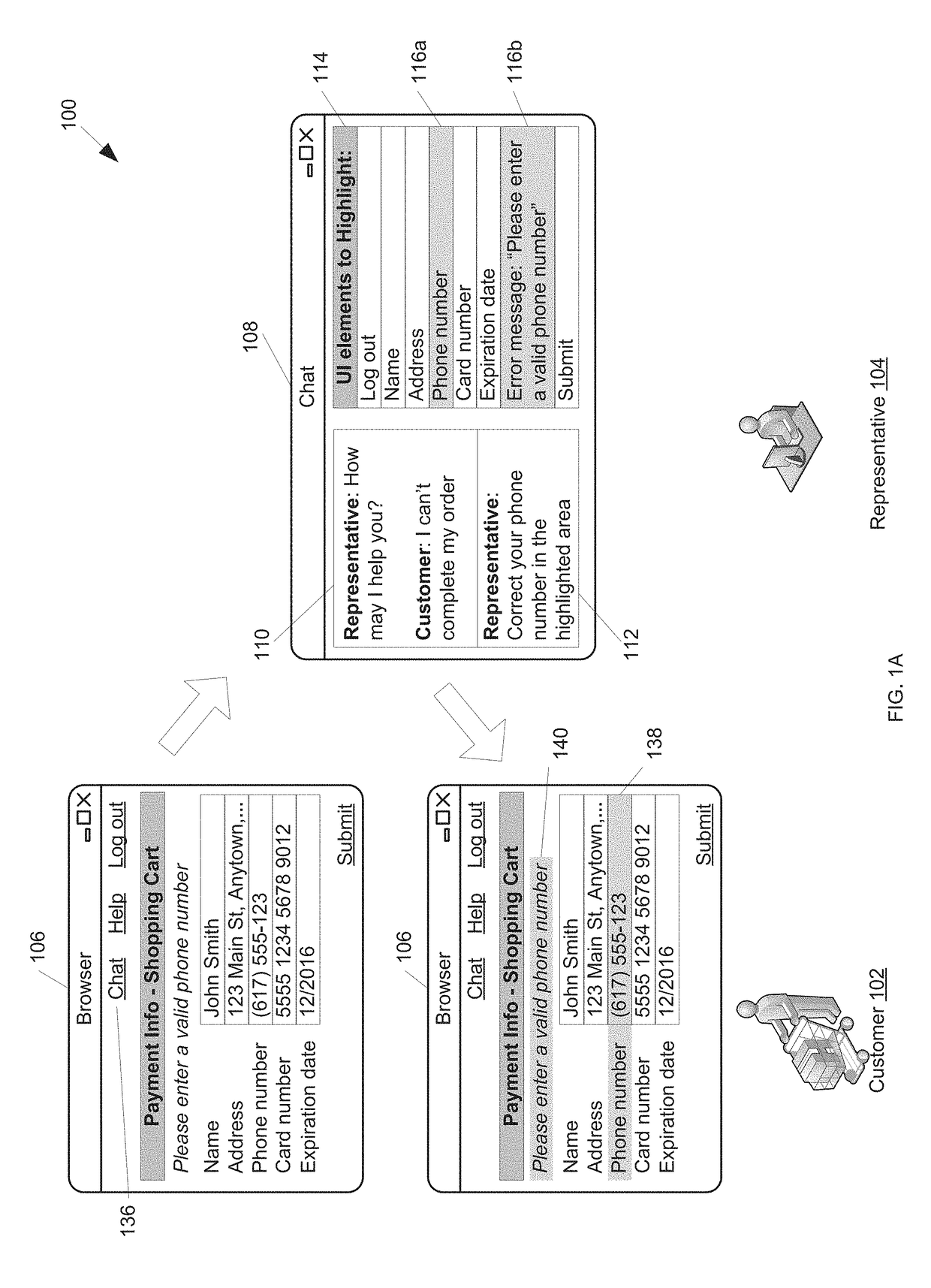 Selective sharing for collaborative application usage