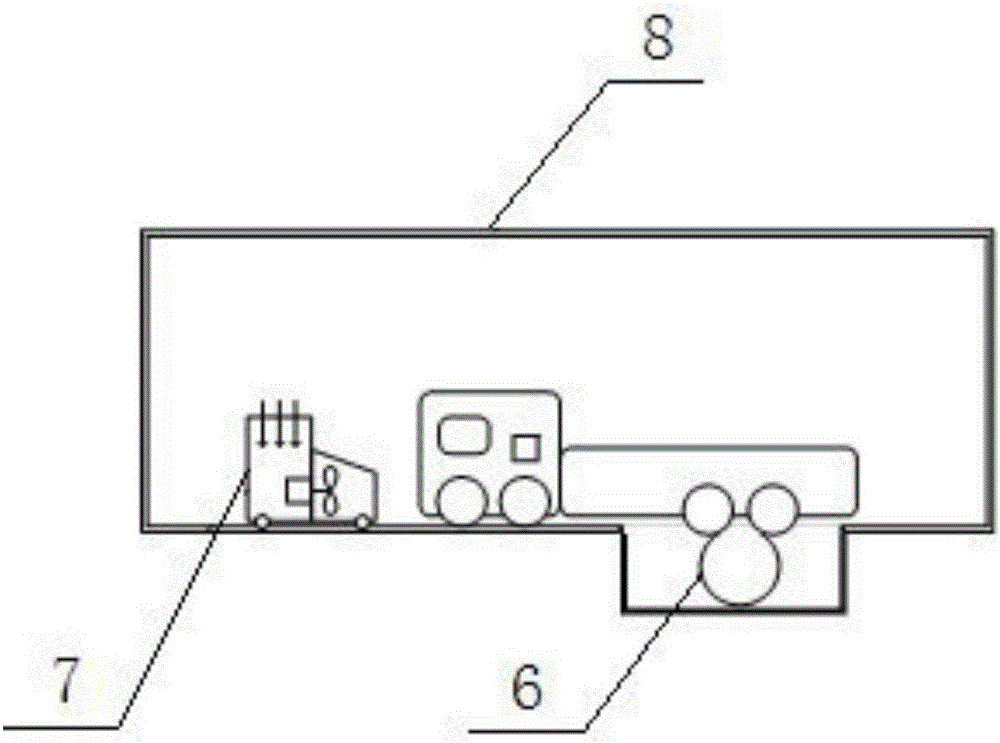 Vehicle-mounted emission testing device and testing method thereof