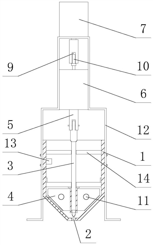 A quantitative feeder for powdery or tiny granular solids