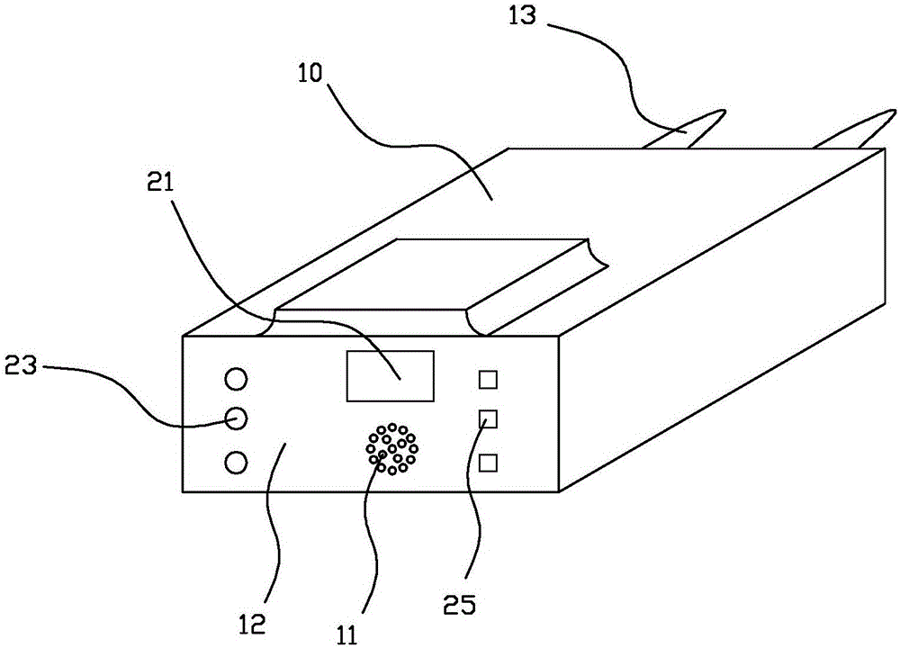 Wireless charged flaw detector of transformer substance insulator