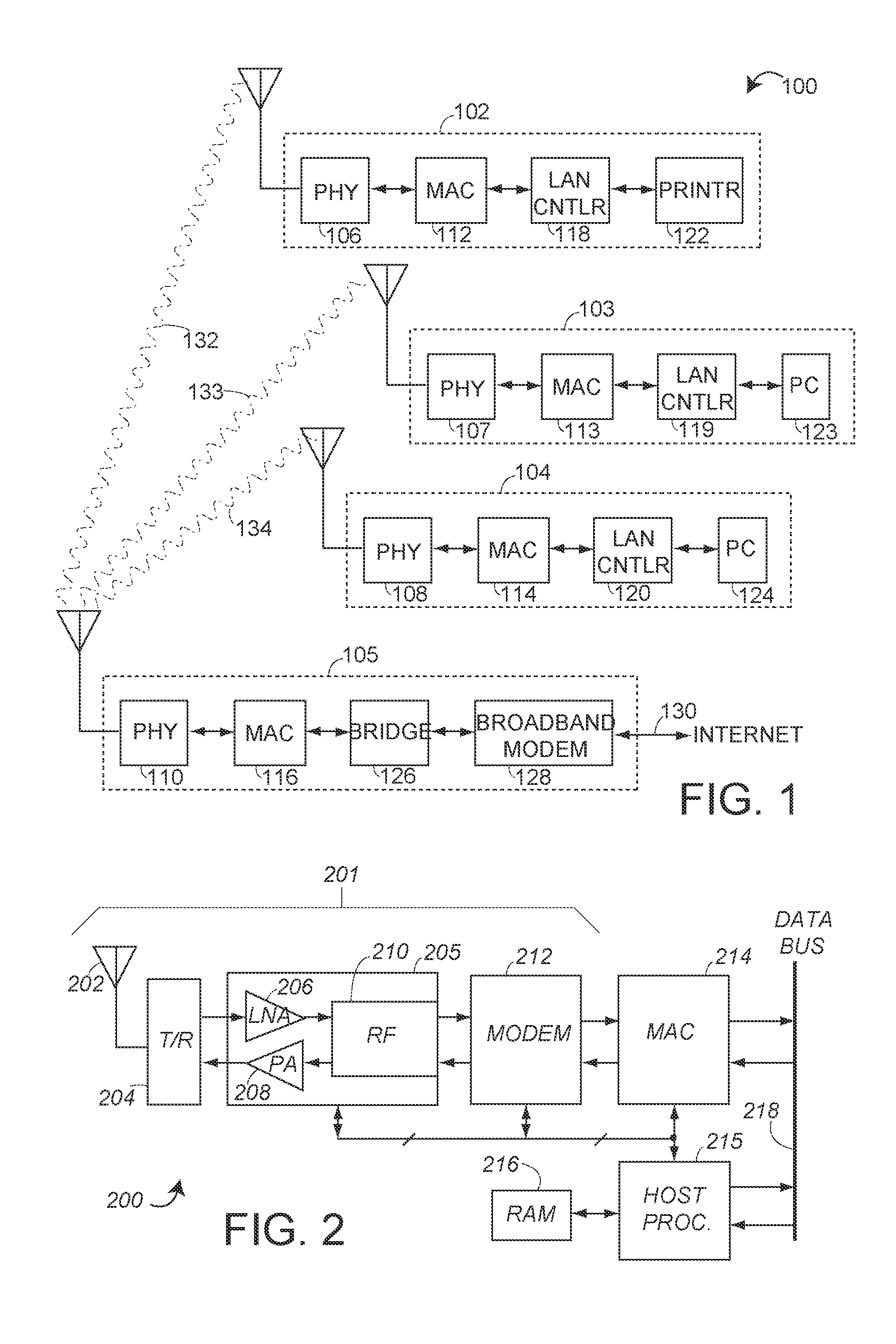 Automatic gain control and low power start-of-packet detection for a wireless LAN receiver