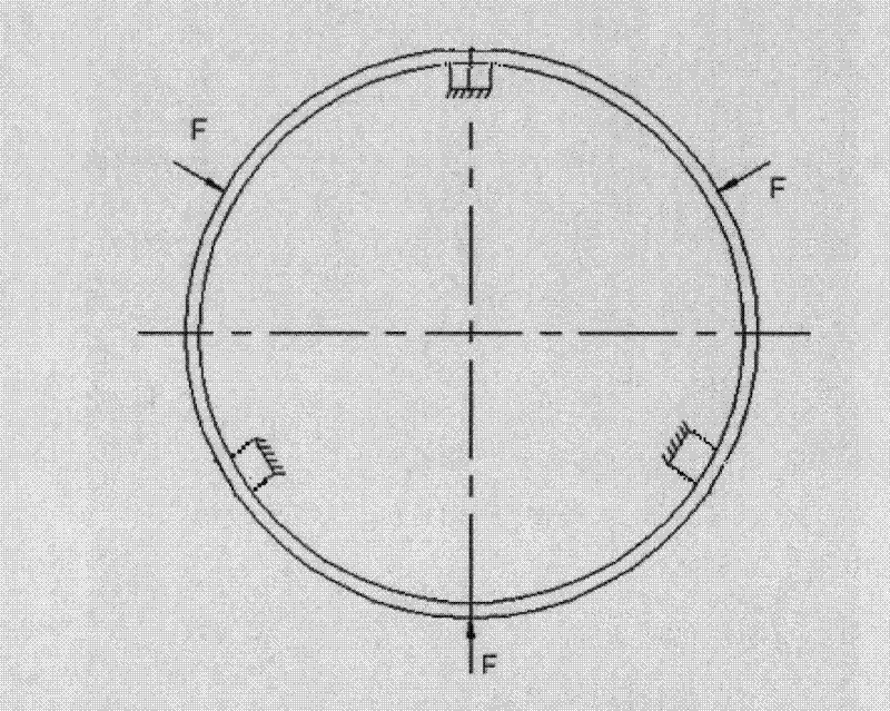 Low temperature optical system support device with high heat insulation efficiency and small thermal stress influence