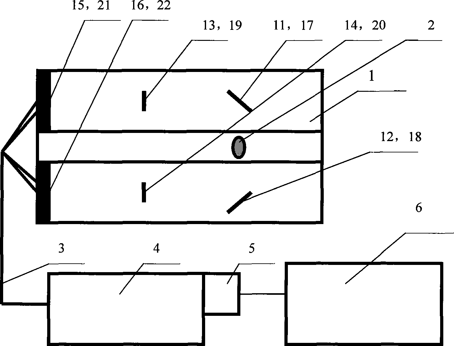 Multi- light path optical absorption aerometric measurement instrument