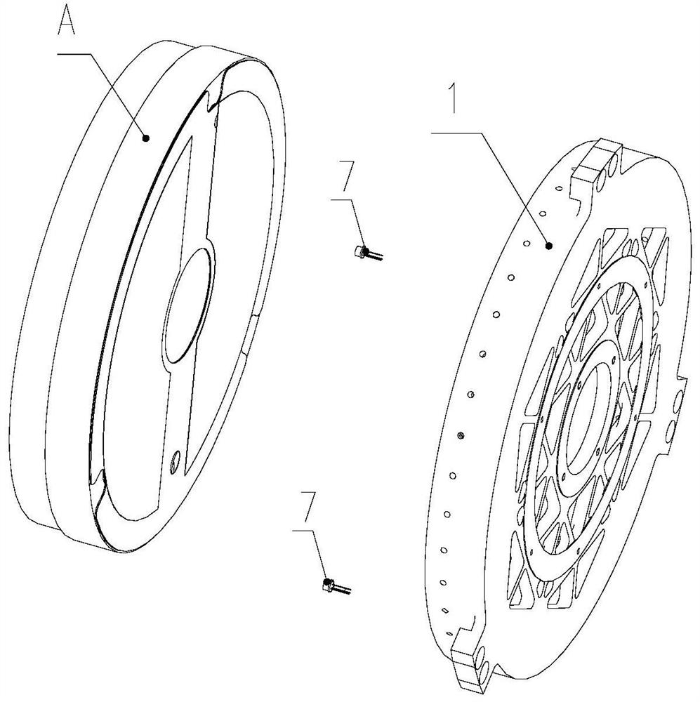 Airborne photoelectric turret mirror local heating device