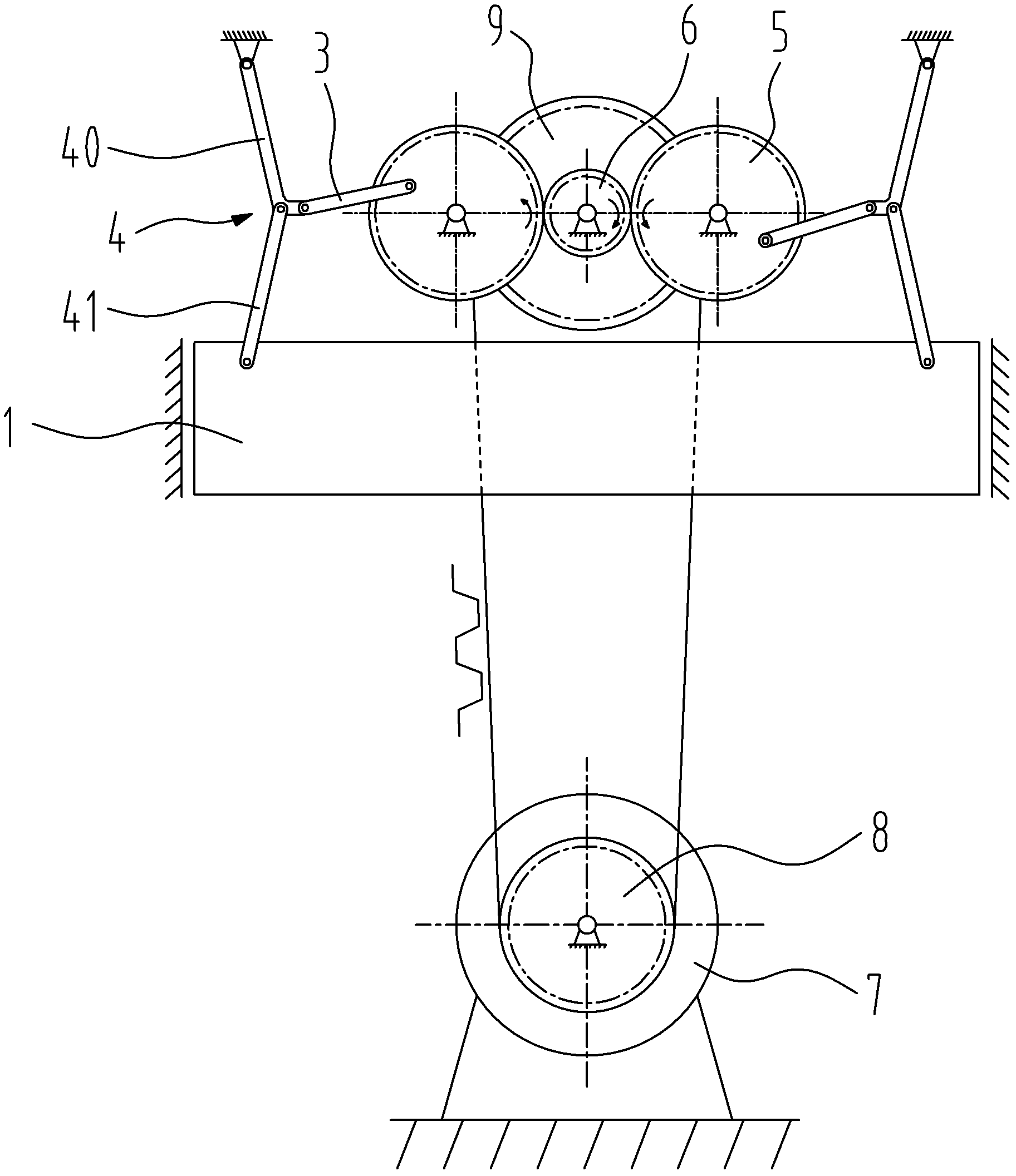 Dual-elbow-rod punch