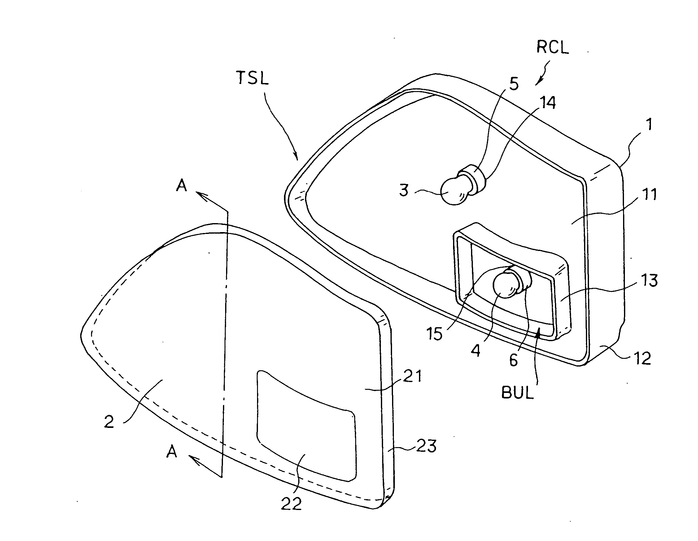 Vehicular lamp and method of manufacturing same