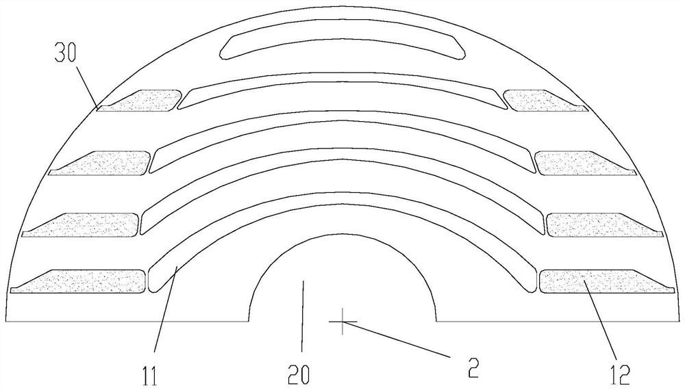 Rotor structure, motor and rotor processing method