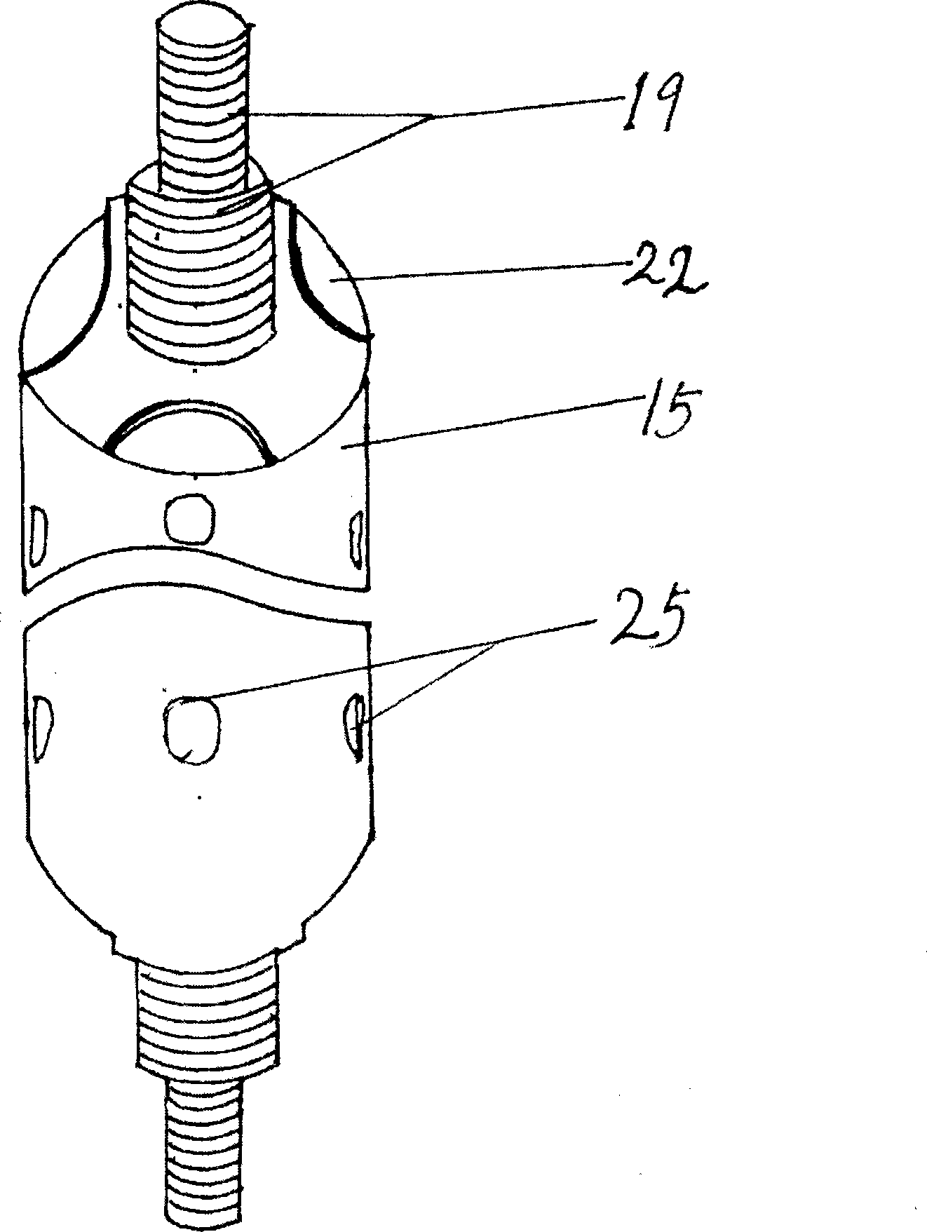 Durable high-reliability shock absorber of car