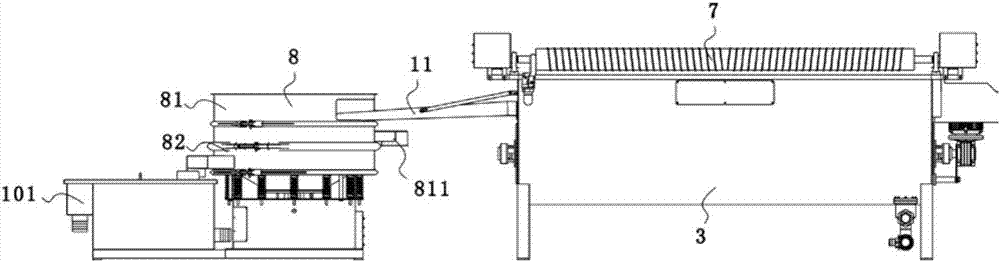 Printing and dyeing fabric cleaning device