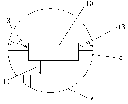 A whole blood viscosity measuring device