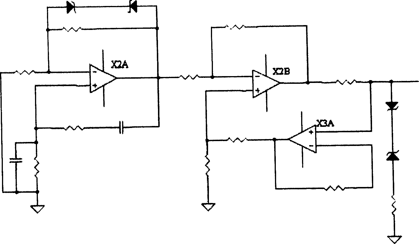 Multifunctional nondestructive lung area ventilating and blood flow meausuring instrument