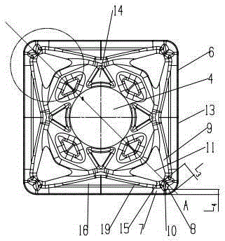 Indexable double-sided cutting inserts