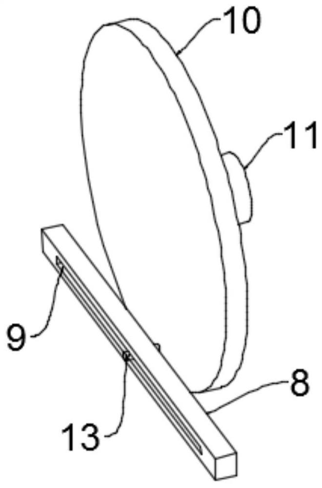 Flour processing device in agricultural production