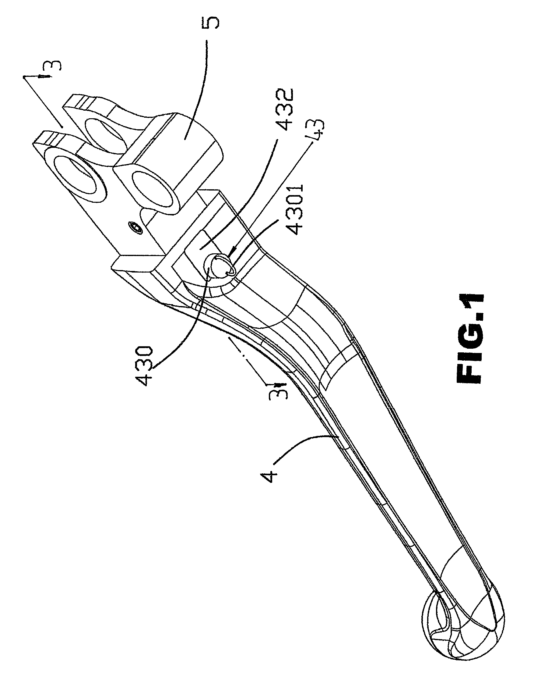 Theftproof clutch handle that is detached easily and quickly