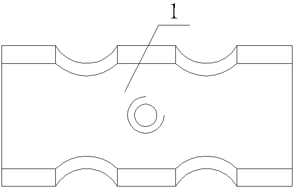 Three-way double-column single-screw casing multidimensional structure clip