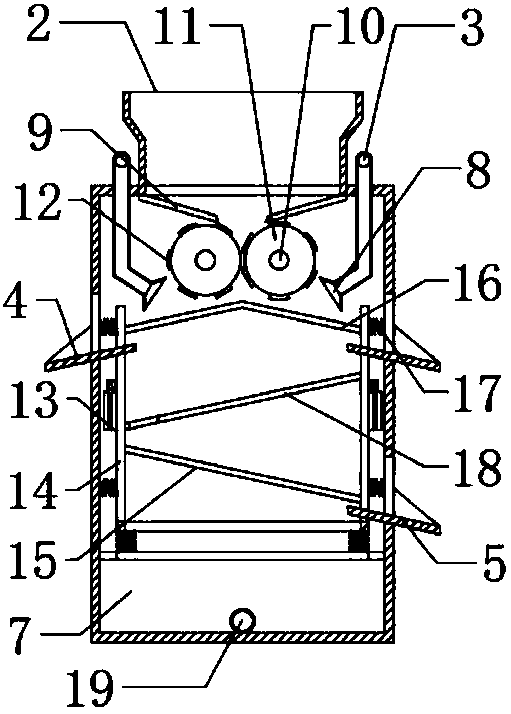 River sludge treatment device for environmental control