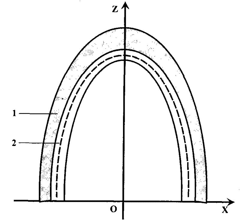 Electromagnetic shielding conformal optical window with longitude and latitude-shaped mesh structure