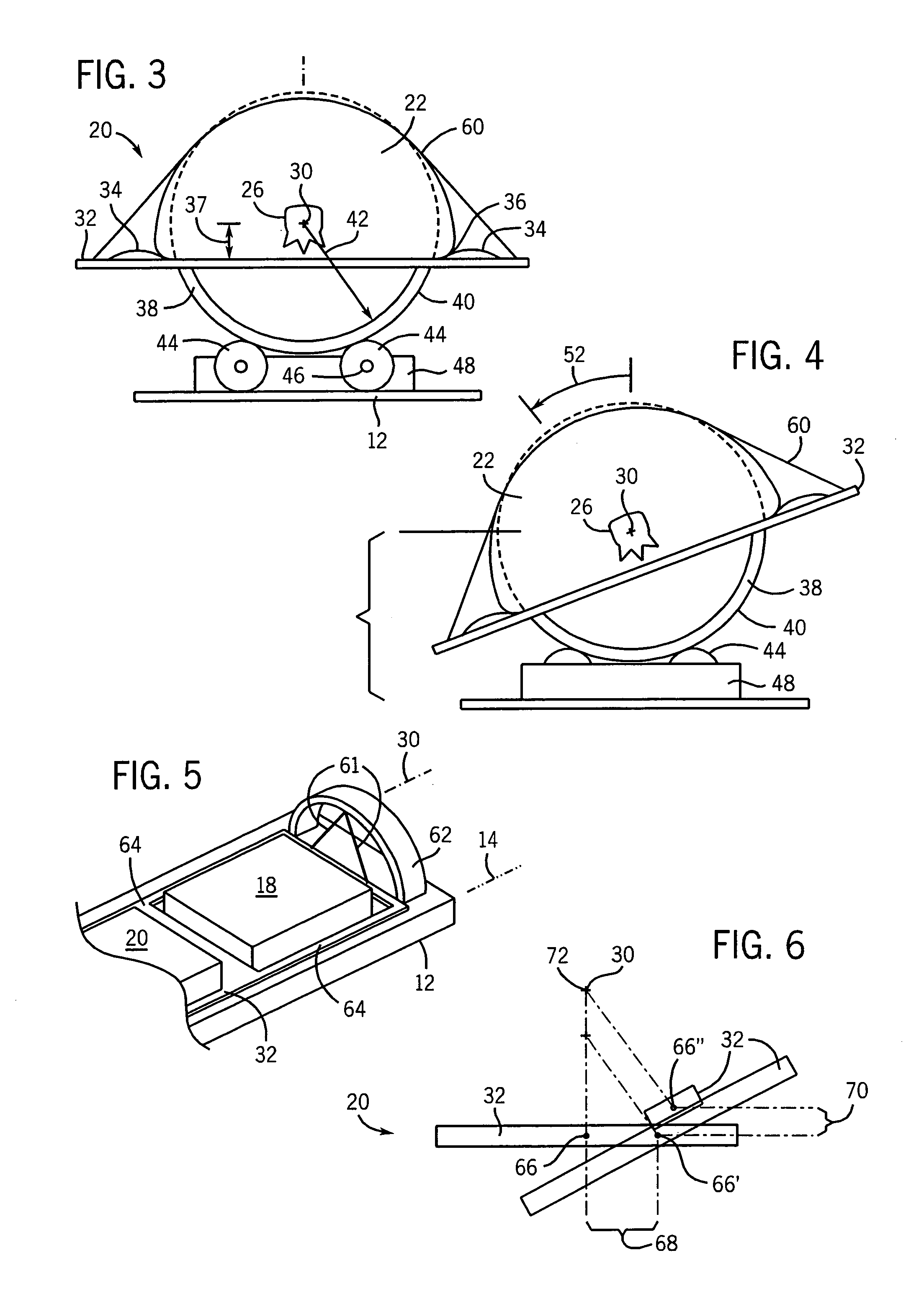 Patient support and method for studies of lumbar vertebra rotation