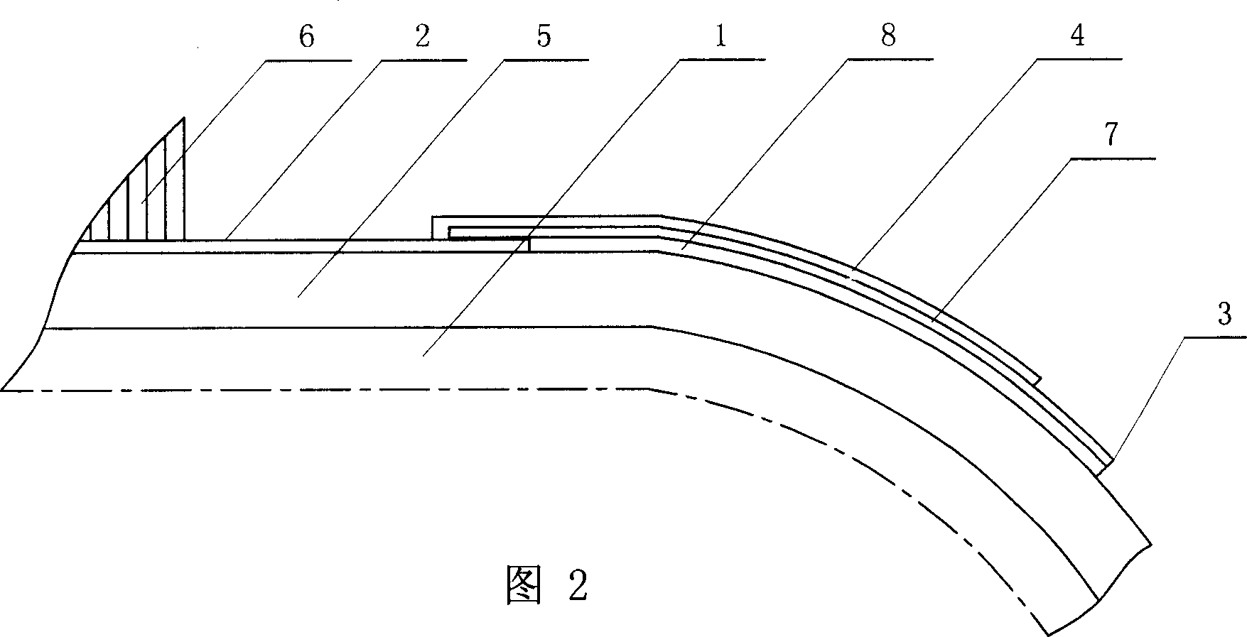 Method for twining VPI corona-prevention layer between stator coil main insulating layer and corona-prevention layer