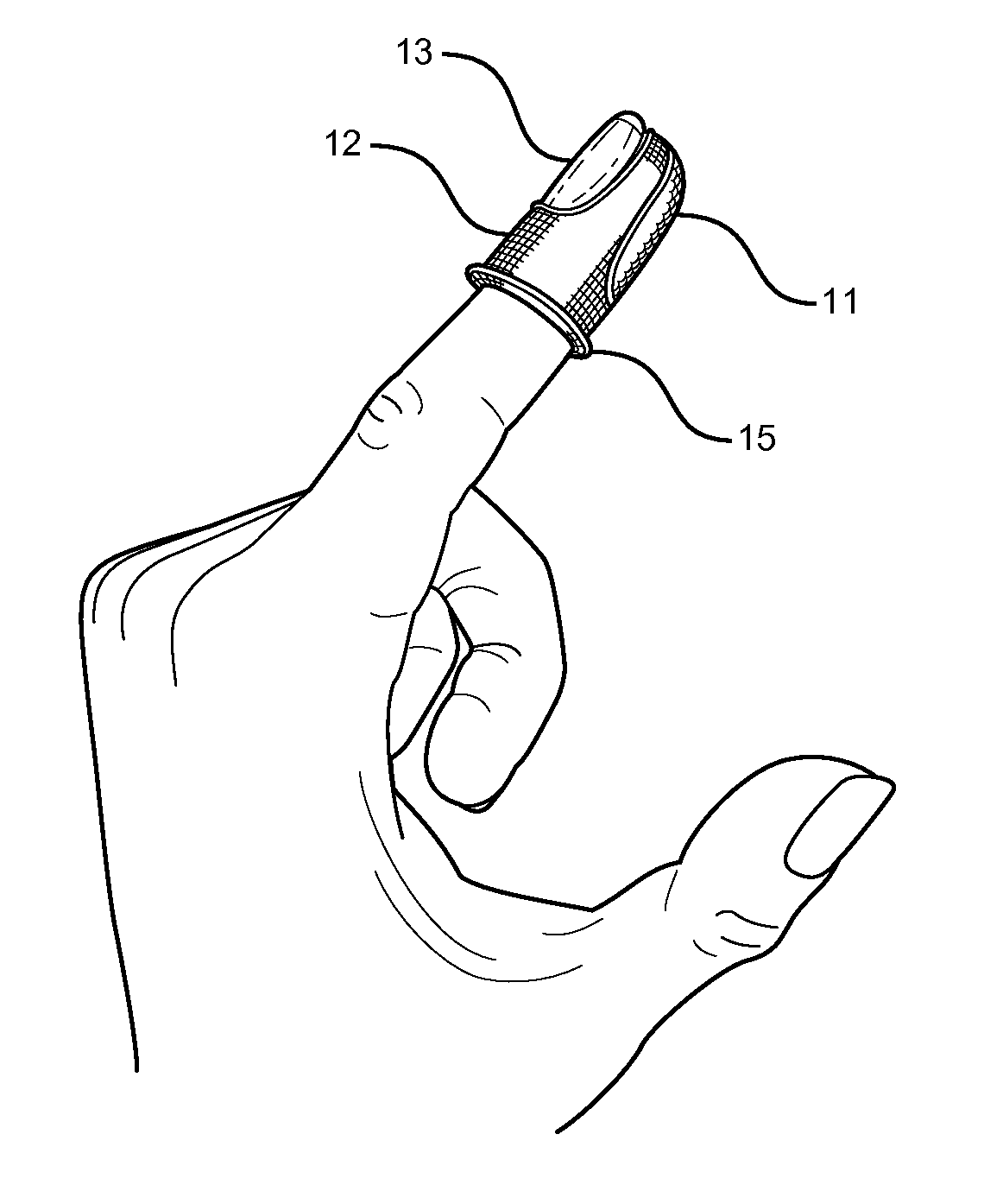 Touch Screen Stay-Clean Finger Mitten