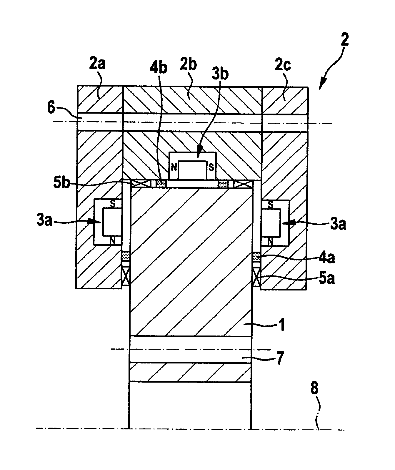 Method and bearing for supporting rotatable devices, particularly a medical scanner