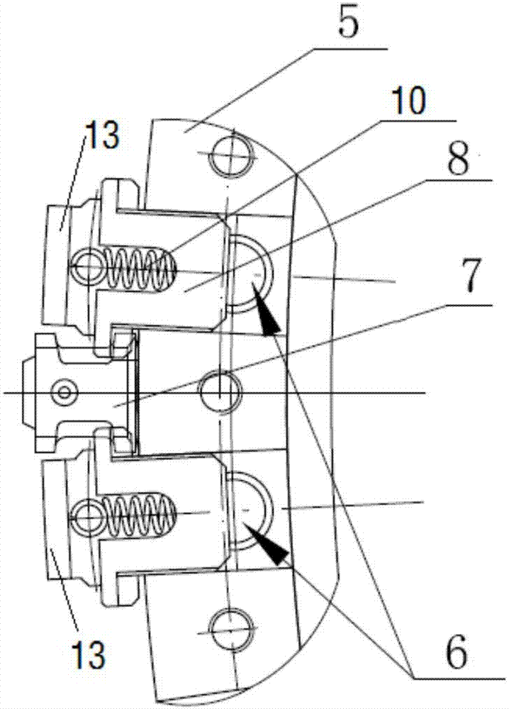 Assembling and disassembling mechanism and method for character block for steel rail printer