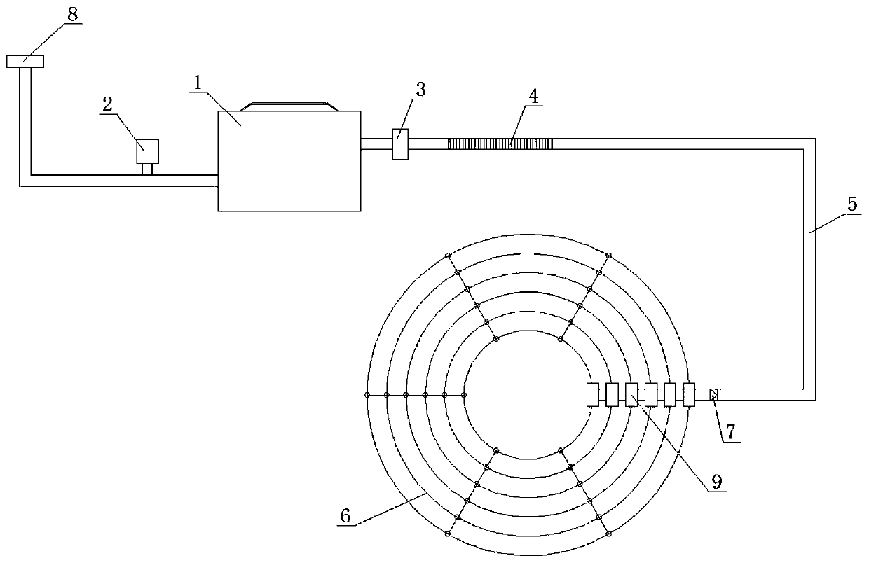 Portable high-pressure bottom-layer nanometer micropore aeration aerator