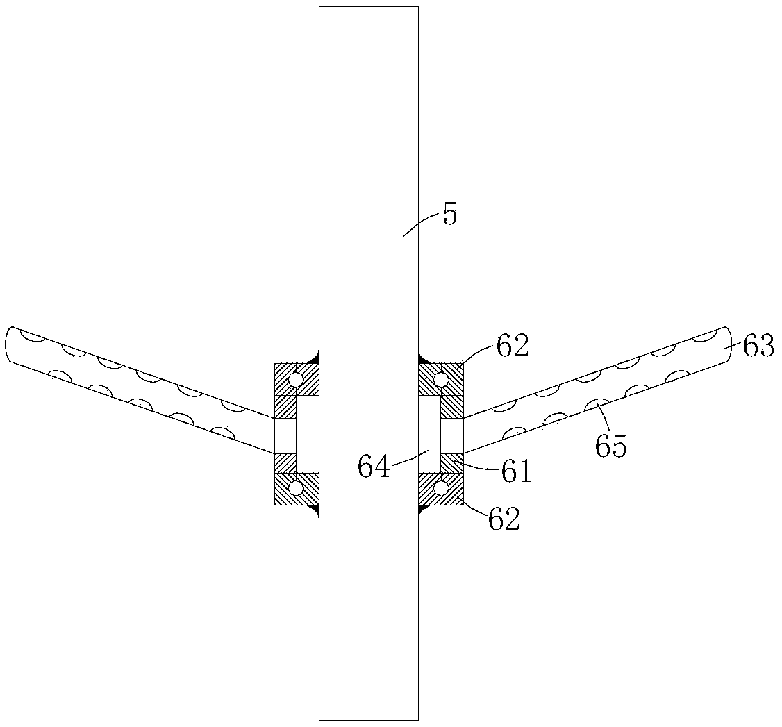 High-pressure water flow type separation device for multi-particle-diameter microplastics in deposits or soil