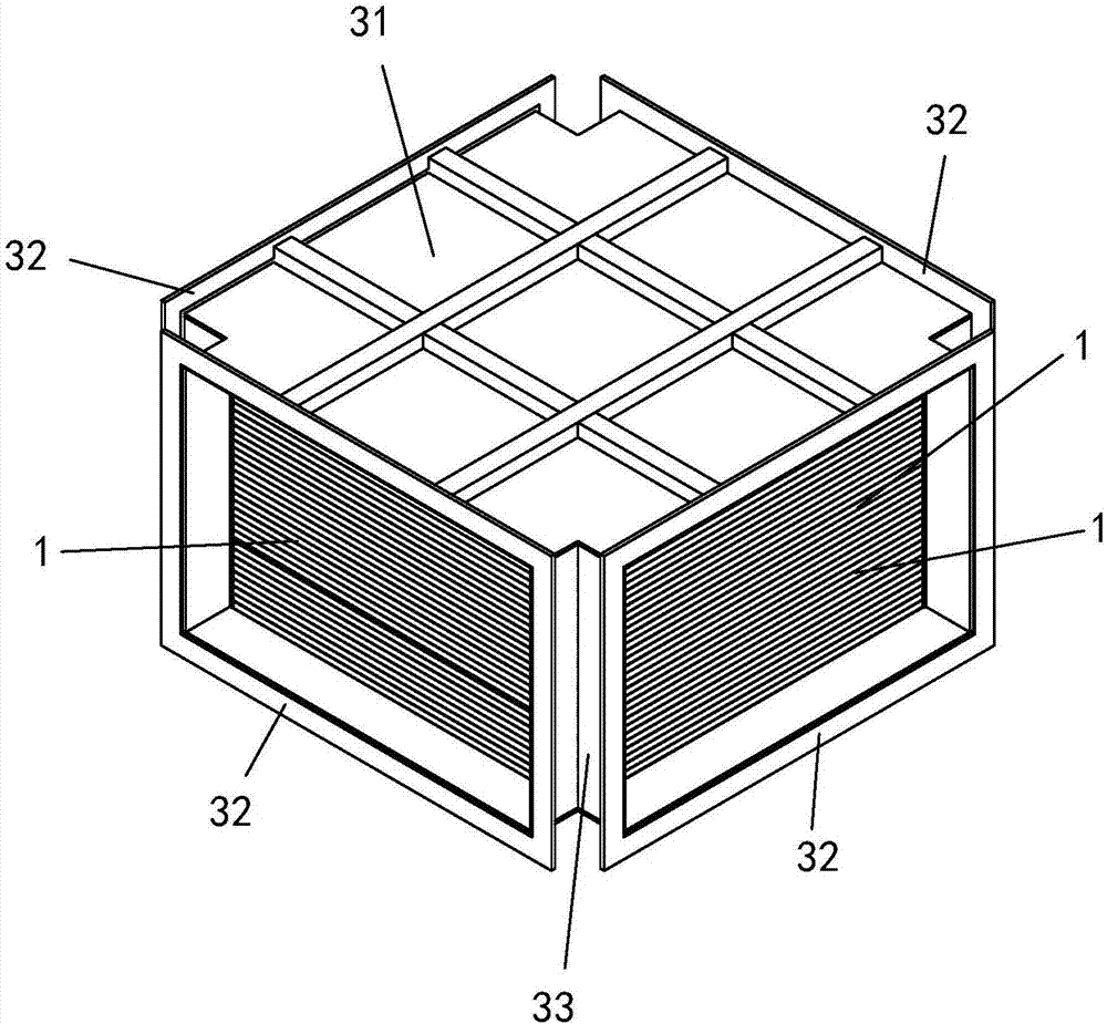 Plate heat exchanger unit and connecting structure