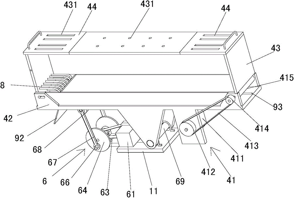 Integrated feeling-balance-motion training device for rats with brain injury