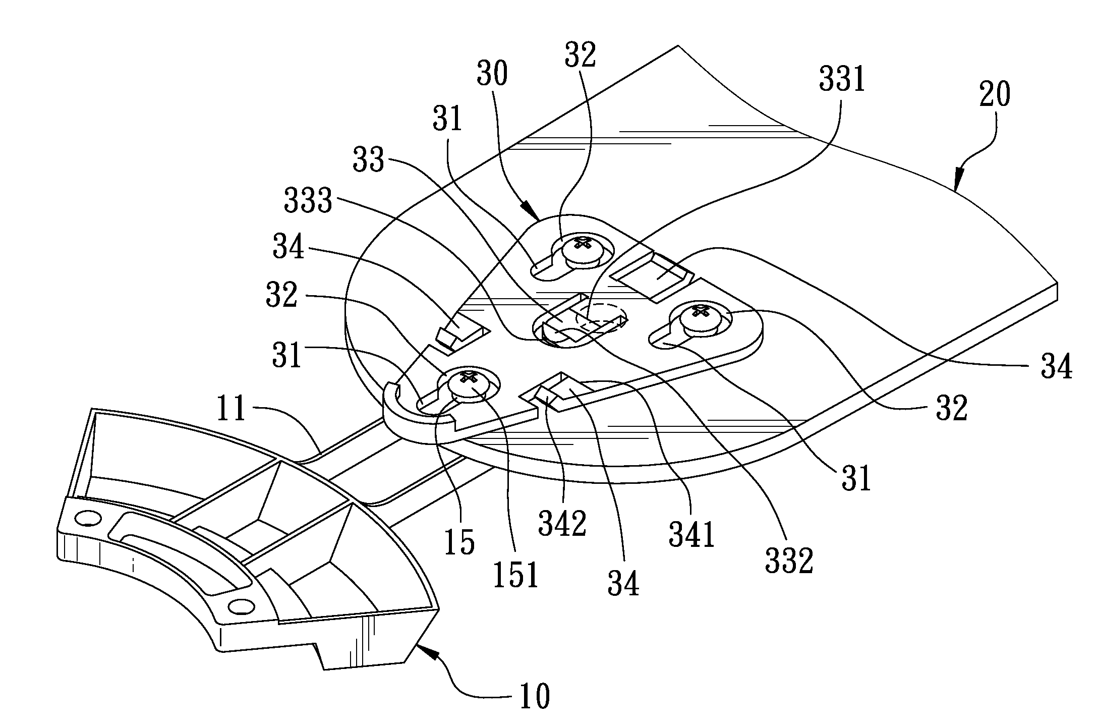 Quick assembly blade for a ceiling fan (2)