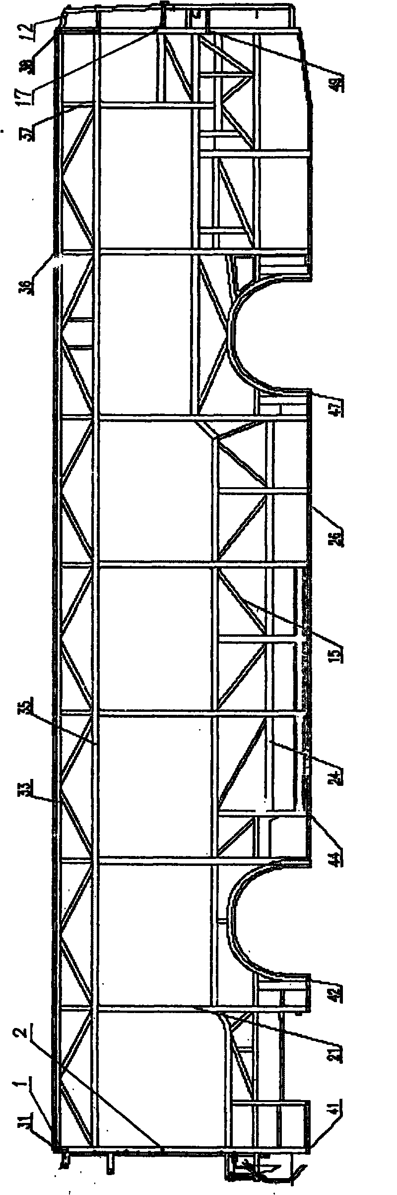 Compound all-loading coach body