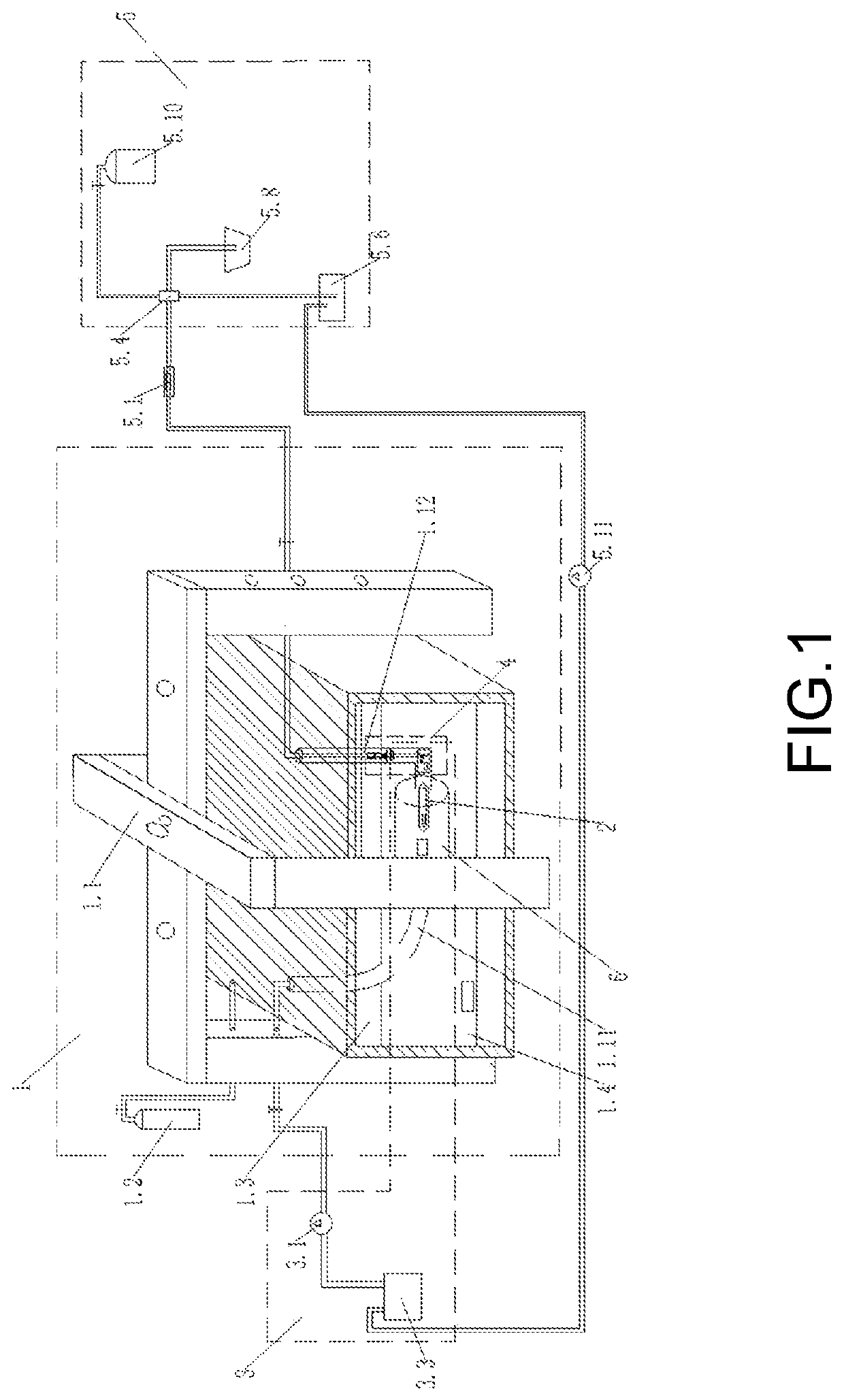 Simulation test system for gas extraction from tectonically-deformed coal seam in-situ by depressurizing horizontal well cavity