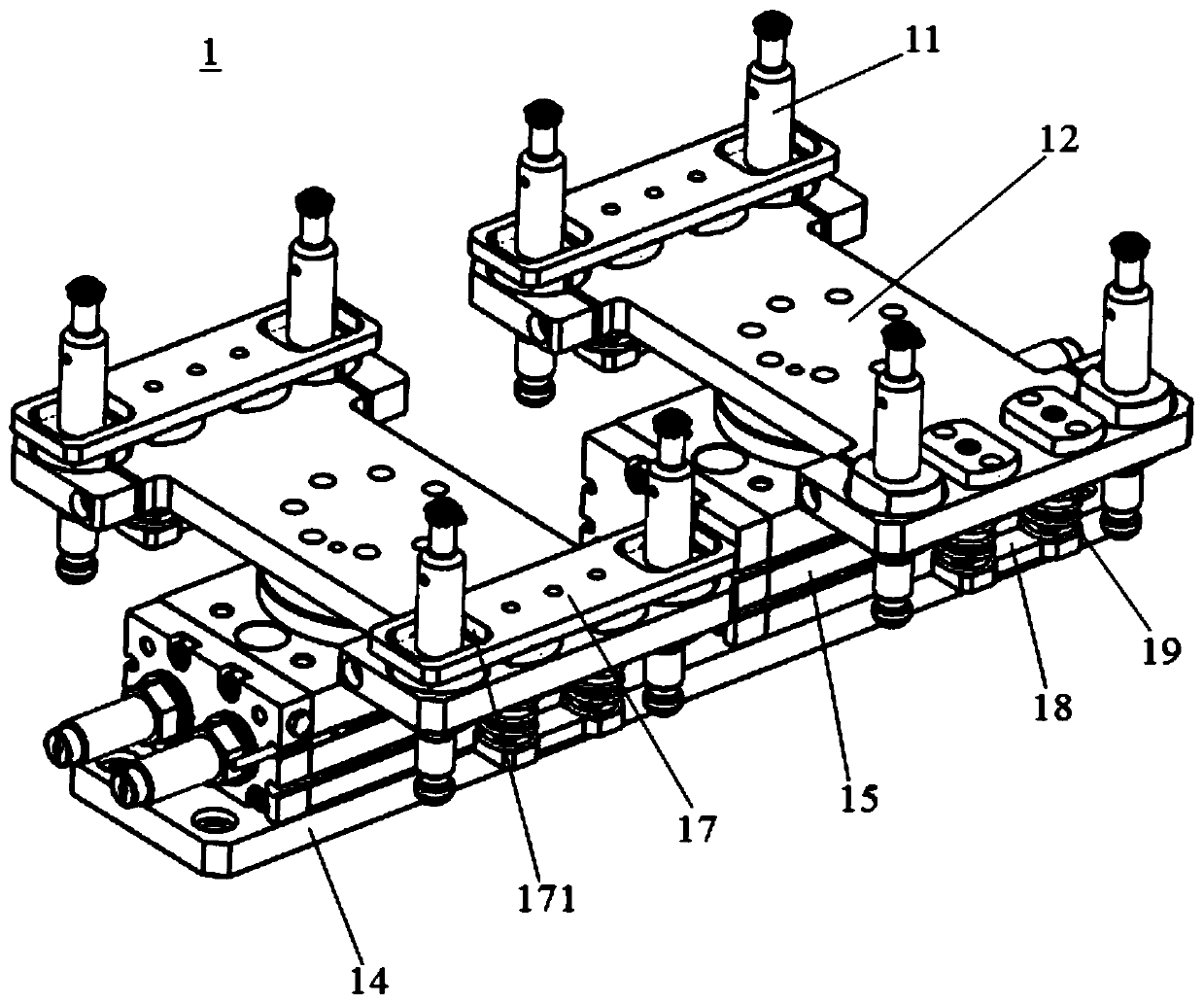 Main shaft mechanism for winding machine with multi-angle rotation