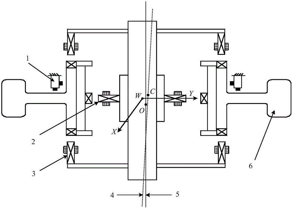 Magnetic suspension rotor harmonic current suppression method based on composite friction repetitive controller