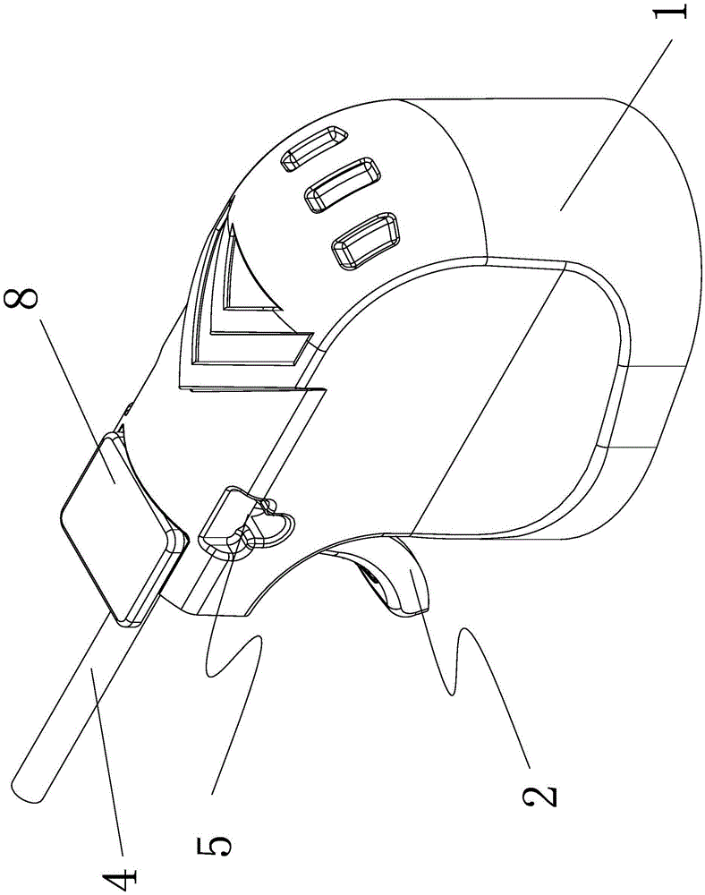 A kind of intubation type environmental pistol spray cover