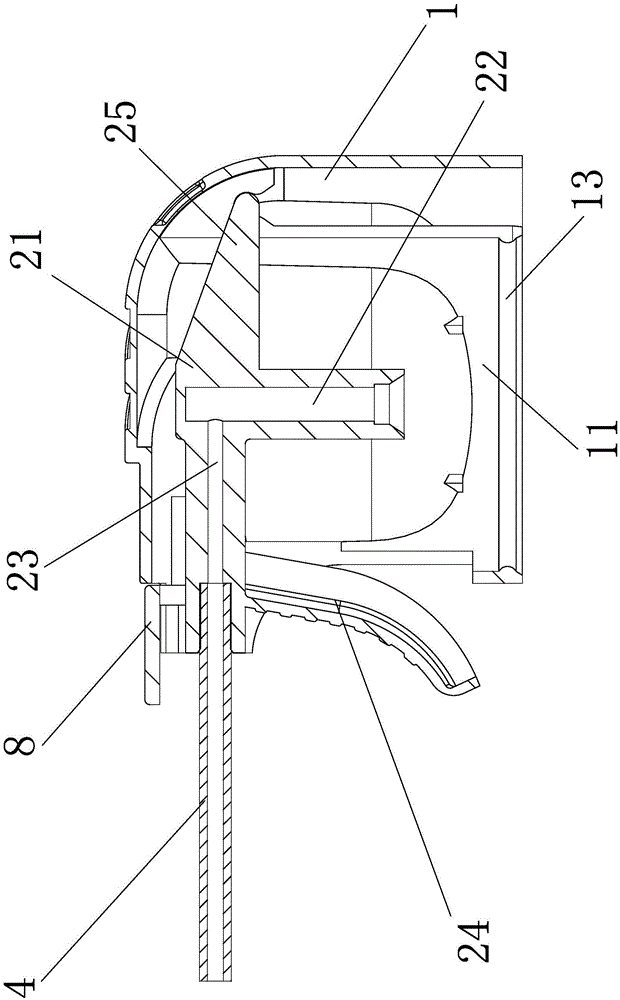 A kind of intubation type environmental pistol spray cover