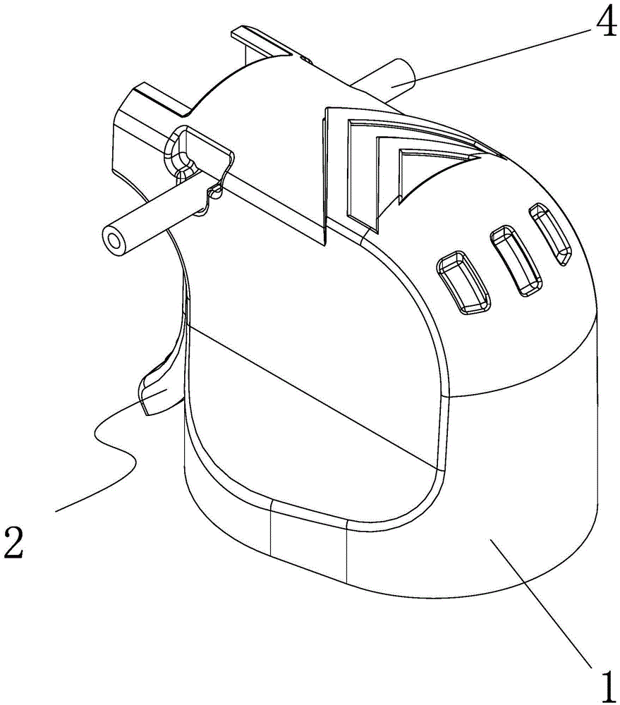 A kind of intubation type environmental pistol spray cover