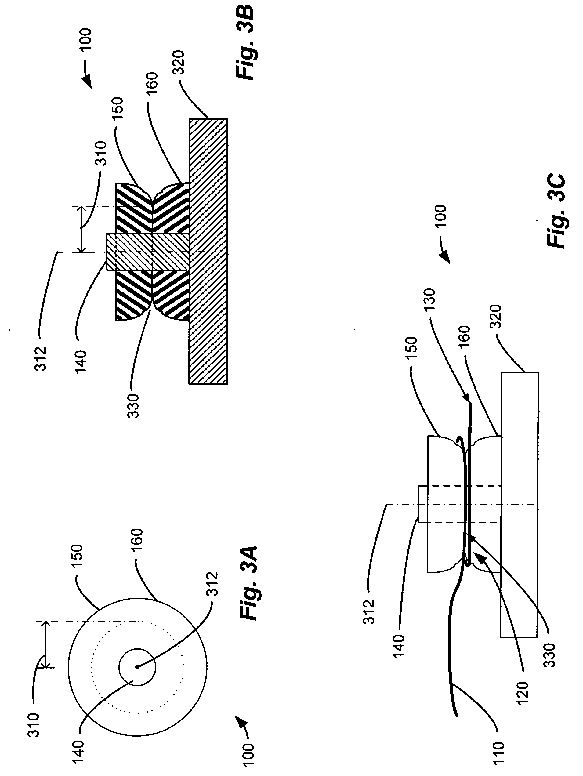 Reflection suppression for an optical fiber