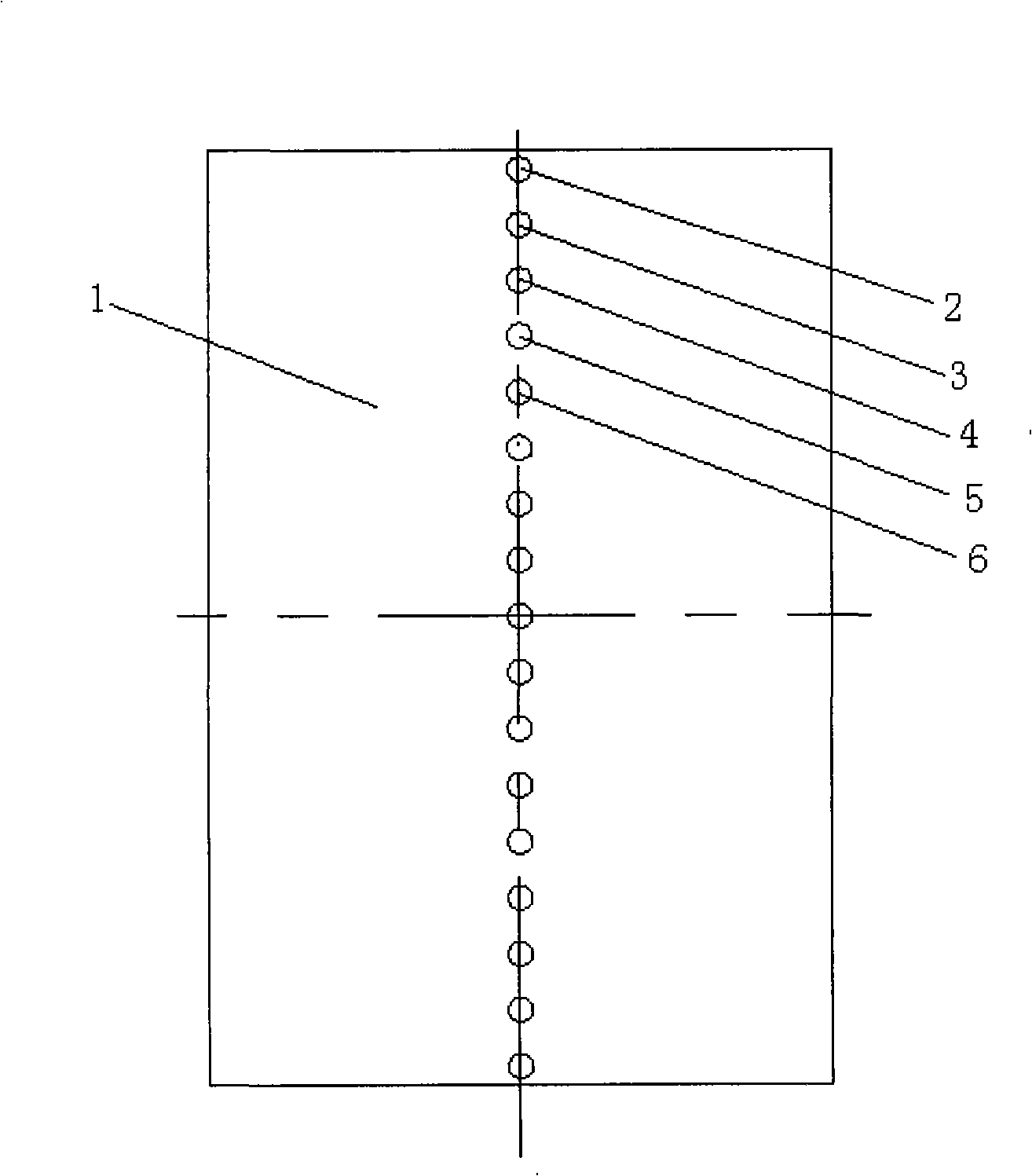 Vehicle paint sagging experiment board and test method