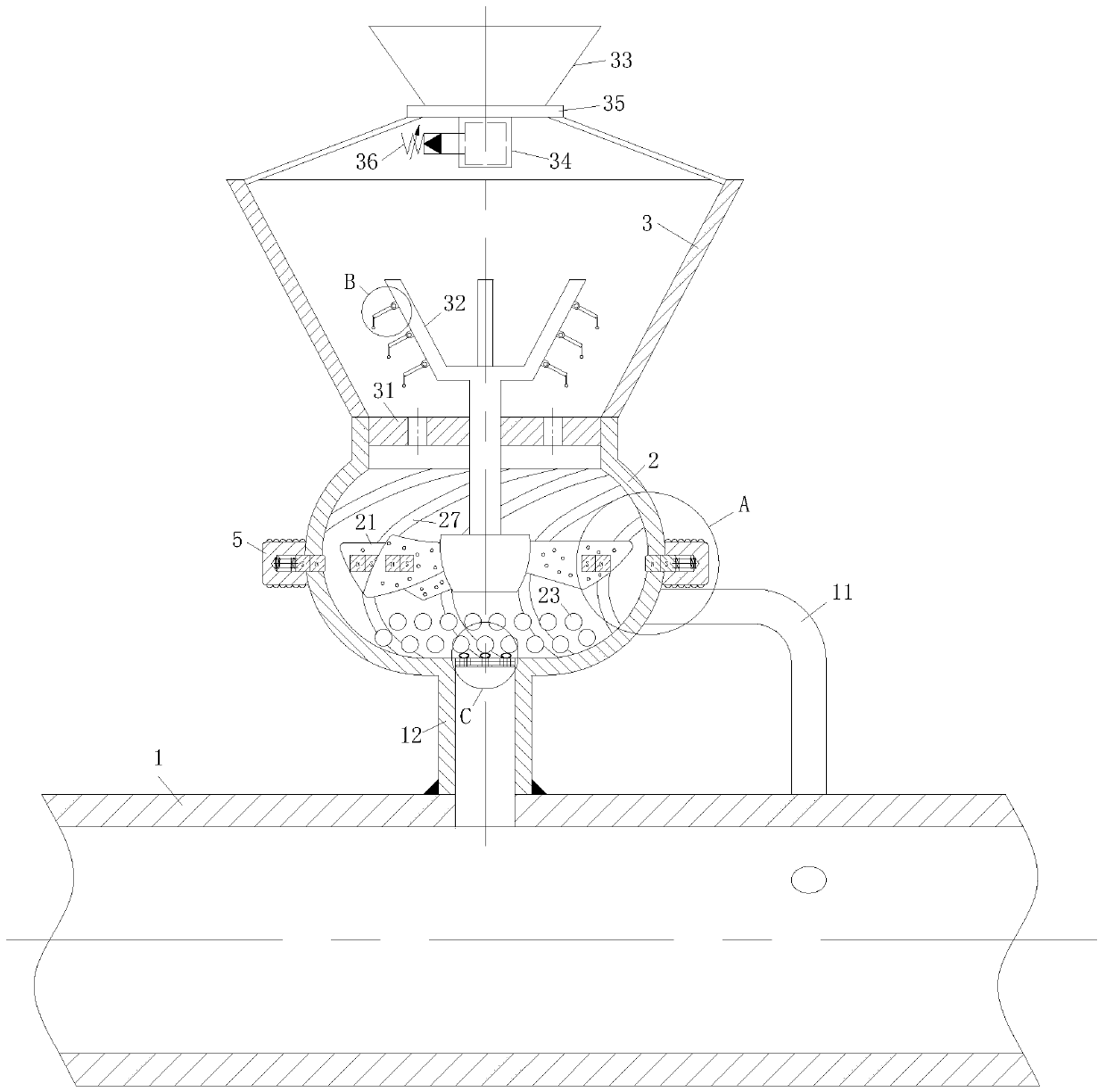 Light-controlled water-fertilizer integrated intelligent irrigation system for vegetable cultivation