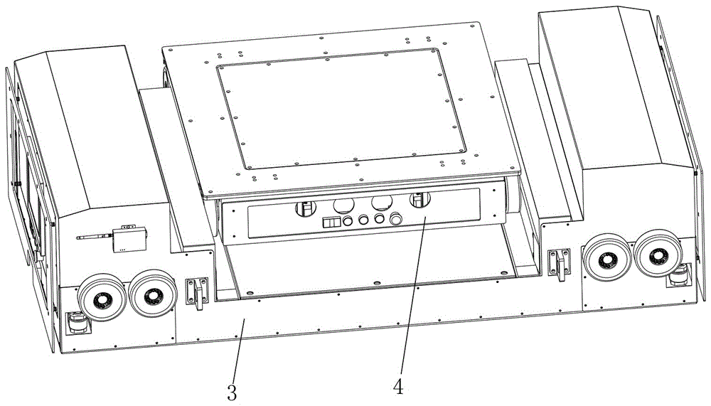 Shuttle child-mother vehicle for automatically carrying materials in and out from warehouse