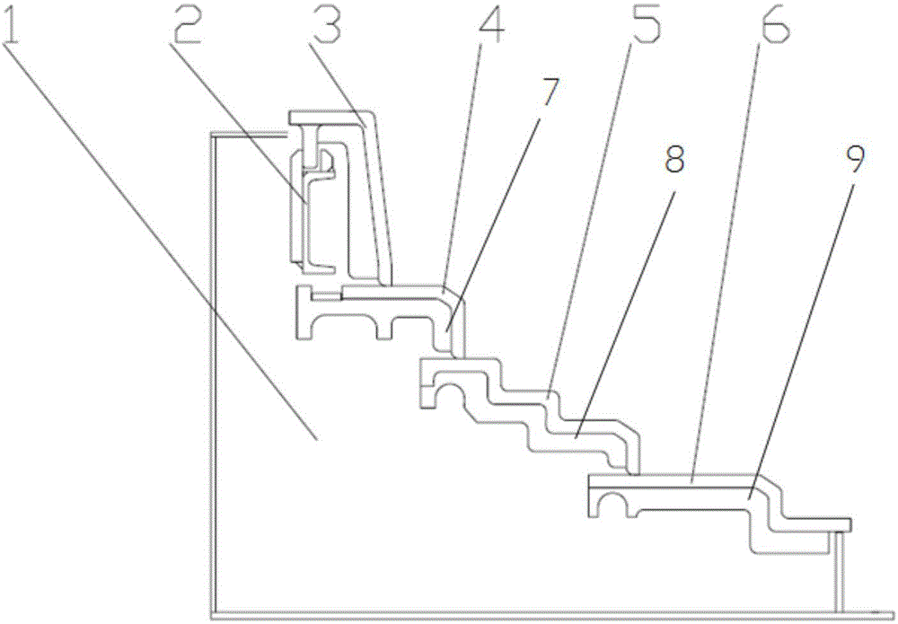 A reciprocating mechanical fire grate that improves the stable combustion ability of the ignition mode under layered combustion