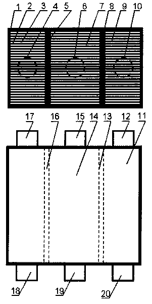 Fuel oil and lubricating oil heat exchanger of light aircraft engine